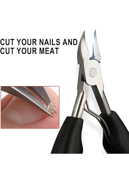 Ayak El Ayak Tırnak Makası Makas Pense Profesyonel Manikür Aletleri Kalın Tırnaklar Için Profesyonel Ayak Tırnağı Makası, Uzun Saplı Paslanmaz Çelik fiyatları