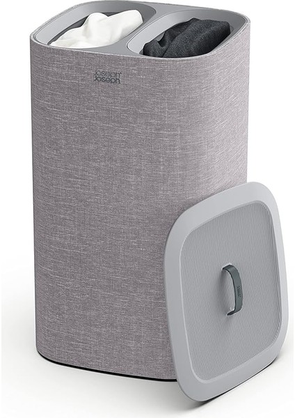 Joseph Tota 60 Litre Çamaşır Ayırma Sepeti, Gri