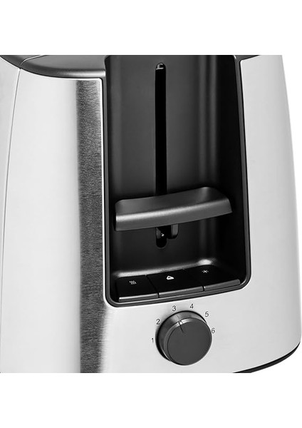 Bueno Pro Çelik Iki Bölmeli Uzun Hazneli 6 Isı Ayarlı Gümüş Ekmek Kızartma Makinesi 1550 W indirimleri