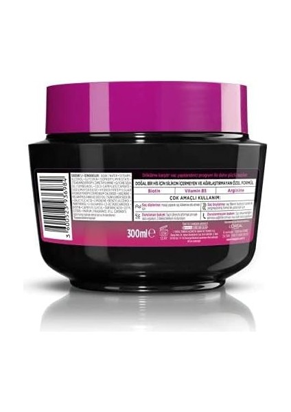 Parıs Elseve Arginine Direnç X3 Dökülme Karşıtı Maske 300 ml modelleri