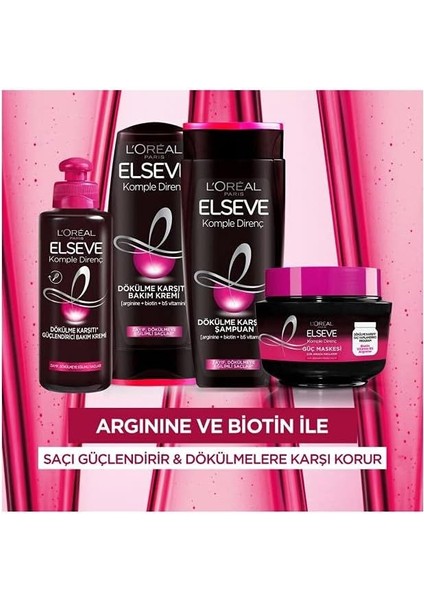 Parıs Elseve Arginine Direnç X3 Dökülme Karşıtı Maske 300 ml indirimleri