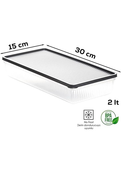 1101 4 Lü Dikdörtgen No-Frost Derin Dondurucu Çok Amaçlı Yiyecek Saklama Kabı Seti indirimleri