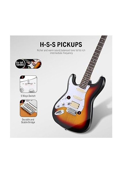 DST-100SL Solak Elektro Gitar (Sunburst) fiyatları