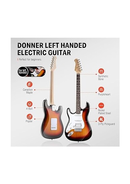 DST-100SL Solak Elektro Gitar (Sunburst) modelleri