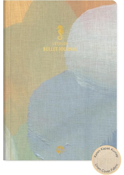 Color 17X24 Keten Noktalı Bullet Journal Defter Denizatı
