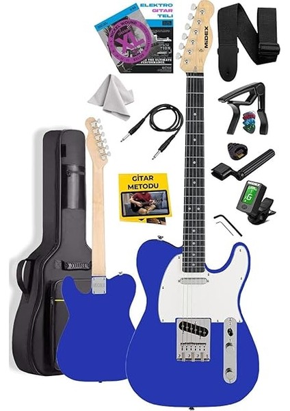 TLX-50BL Tele Kasa Maple Klavye 2 Single-Coil Manyetik Elektro Gitar fiyatları