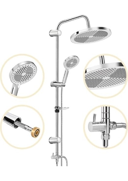 Temea Paslanmaz Çelik Borulu Yağmur Duş Seti fiyatları