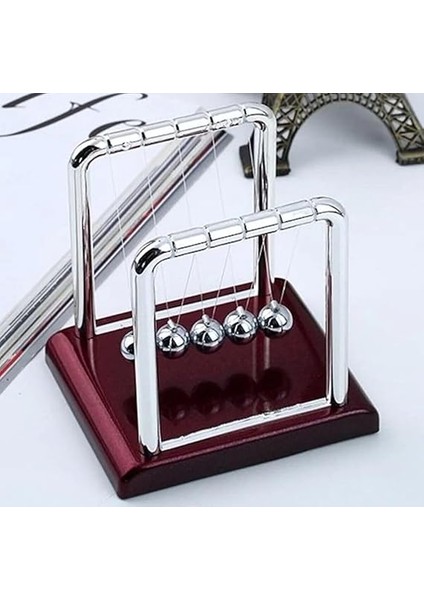 Newton Balans Denge Topu - Klasik Metal Masaüstü Eğlence ve Dekorasyon Objesi fiyatları