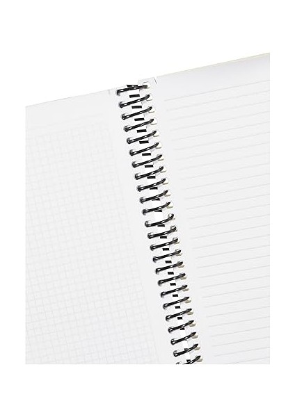 Infinity Pastel Serisi, A4, 7 Konulu (5 Kareli, 2 Çizgili) 210 Yaprak Pp Kapaklı Spiralli Defter, Sarı modelleri