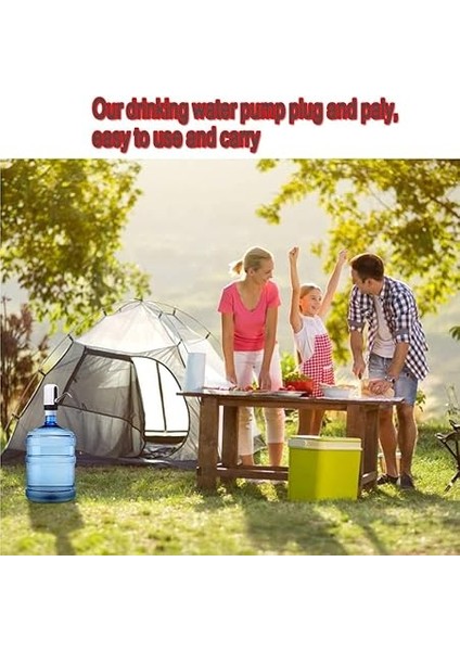 Su Şişesi Pompası, 5 Galon Damacanaya Uygun, USB Şarjlı Otomatik Içme Suyu Pompası, 2-5 Galon Su Şişelerine Uygun, Taşınabilir Elektrikli Su Pompası, Ev, Mutfak, Ofis, Kamp Için fiyatları