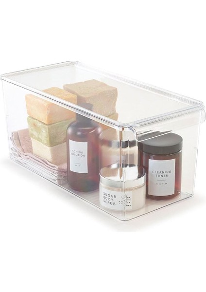 M-E73-20-16 Kapaklı Küp Düzenleyici Şeffaf modelleri