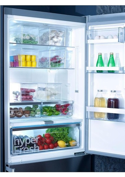 M-E73-20-16 Kapaklı Küp Düzenleyici Şeffaf indirimleri