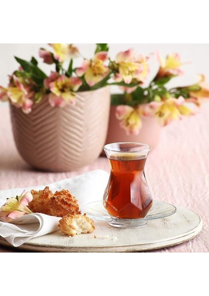 Alya 12'li Çay Seti, Lv-Alyas1, LV-ALYAS112 Adet (1'li Paket), Şeffaf