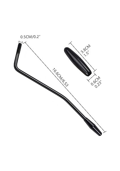 3 Pieces 5 mm Tremolo Arm Electric Guitar Tremolo Arm Thread Metal Single Tremolo Arm Whammy Bar Compatible With Stratocaster Electric Guitar Tremolo System(3 Sets Color) fiyatları