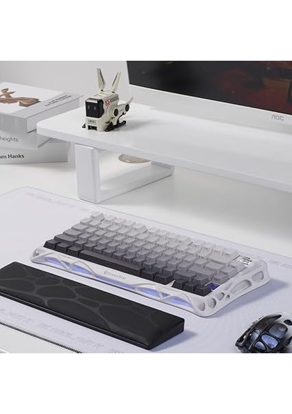 Klavye Bilek Desteği, Ergonomik, Kaymaz Tabanlı, Pu Deri Yüzeyli Bilek Destek Pedi, Siyah fiyatları