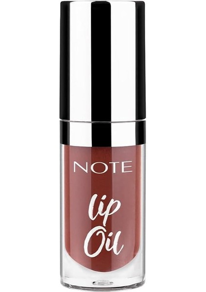 Lip Oil 60 Mocha Kiss Nemlendirici ve Parlatıcı Dudak Bakım Yağı, Kahverengi