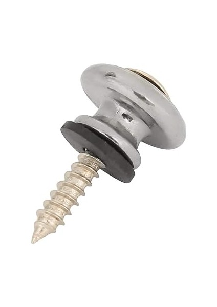 10 Adet Gitar Askı Kilidi Düğmesi Gitar Askı Kilidi, Gitar Askı Düğmeleri Metal Uç Pimi Vida ile Ukulele Elektrik Bas (Gümüş) modelleri