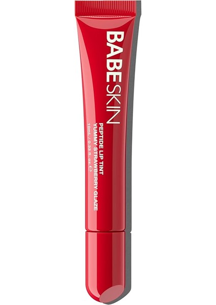 Dudak Bakım Parlatıcı Lip Balm 10 ml | Strawberry Tint | Besleyici, Nemlendirici | Peptit,shea,cupuaçu