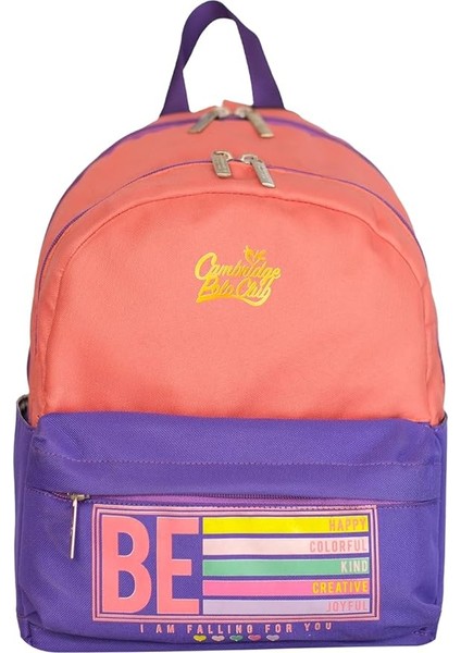 Polo Club Be Happy Ön Cepli Unisex Çocuk Anaokulu Çantası Fuşya