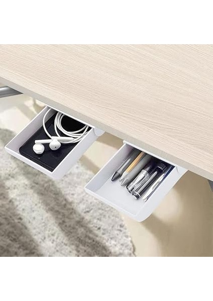 2 Adet Kendinden Yapışkanlı Çekmece, Çalışma Masası Altında, Kalemlik, Çekmece Düzenleyici, Çalışma Masası Altı Çekmece Düzenleyici, Masaüstünüzü Düzenli Tutmak Için fiyatları