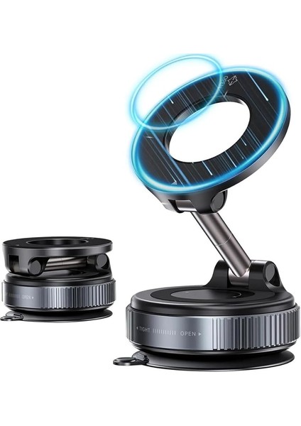 Dönebilen Ayarlanabilir Araç Içi Tutucu Kullanılabilen Vakumlu K007 Magsafe Telefon Tutucu