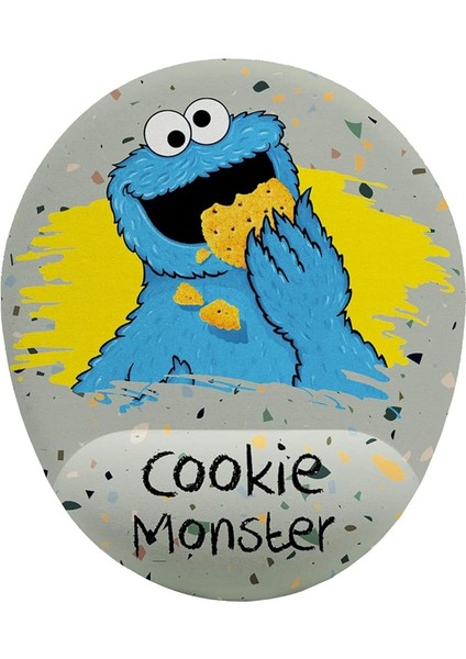 Canavarı Bilek Destekli Mouse Pad