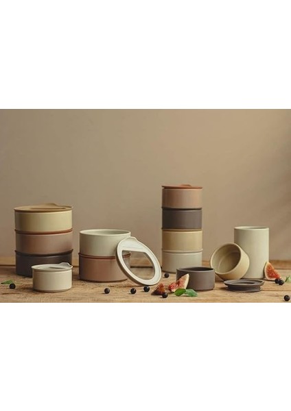 Fika One Seramik Saklama Kabı Gri 200ML D-NEONE020-07 fiyatları