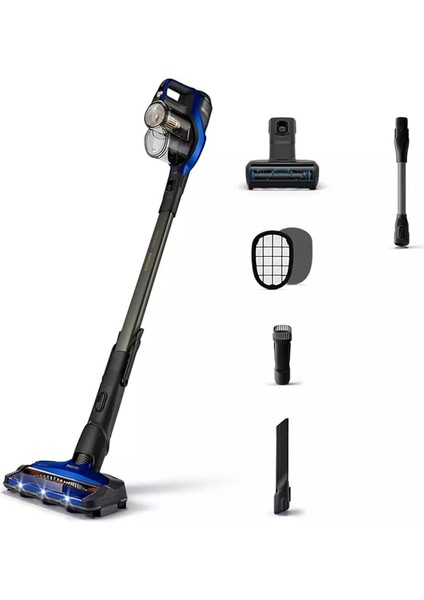 XC8049/01 Şarjlı Dik Süpürge, 70 Dk'ya Kadar Çalışma Süresi, Lacivert