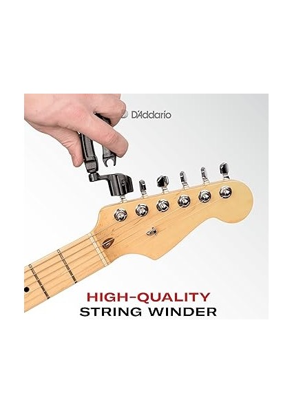 Waves D'addario Accessories Pro-Winder - Gitar Teli Sargısı, Kesici, Köprü Pimi Çekici, Üstün Ergonomik Hepsi Bir Arada Alet, Germe Için, Siyah fırsatları