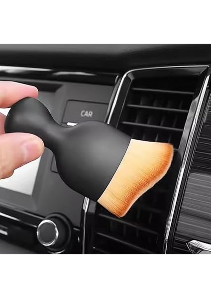 Içi Temizlik Fırçası, Yumuşak Kıllı Oto Detay Temizlik Fırçası, Taşınabilir Ergonomik Tasarım, Havalandırma ve Torpido Temizliği (Koruma Kutulu) fırsatları