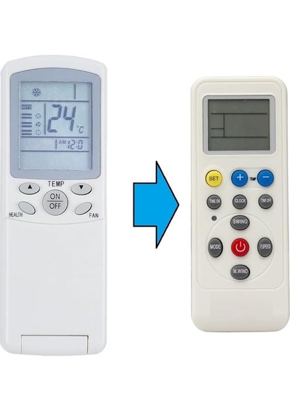 Sigma SGM14DMA Klima Kumandası-Eşdeğer