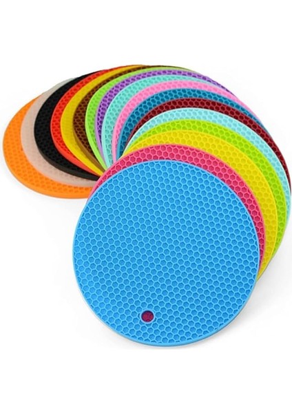 Home Silikon Nihale,tencere ve Çaydanlık Altlığı,yanmaz Yapışmaz Silikon Nihale (Yuvarlak)