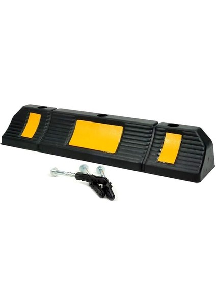 Trafik Kauçuk Araç Stoperi 60X12X10 Cm, Araç Durdurucu