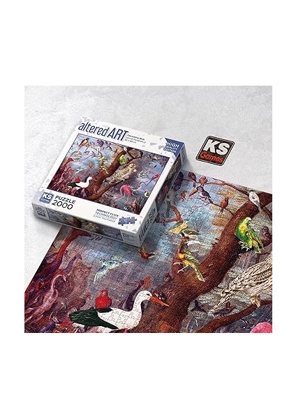 Fascinating Birds 2000 Parça Puzzle -Ks Puzzle fiyatları