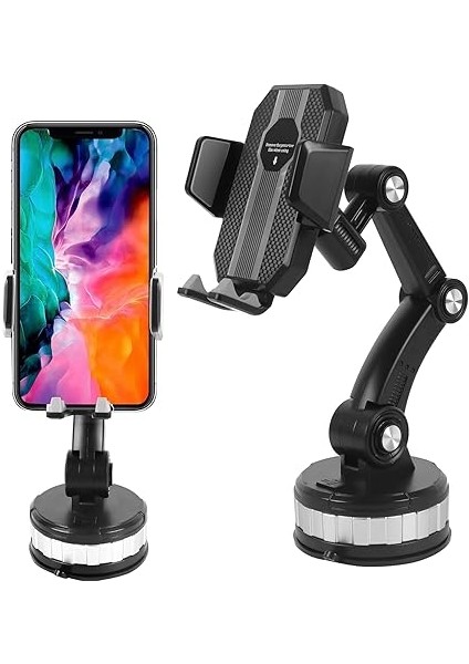 Araba Tır ve Kamyon Uyumlu Katlanır Araç Içi Telefon Tutucusu Mekanizmalı Dönebilir Başlık ve Dönebilir Tabanlı Uzun Hareket Özgürlüğü Sağlayan Cam, Konsola Sabitlenir Vakum ve Yapışkan Araç Tutucusu fiyatları