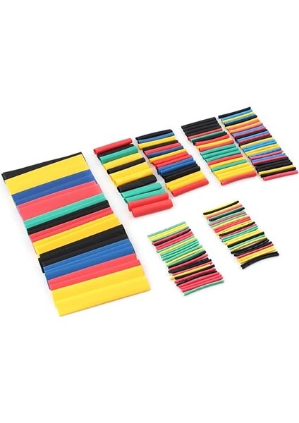 140-164-530-750 Parça Heat Shrink Makaron Isıyla Daralan Kablo Tamir Seti (164 Parça) fiyatları