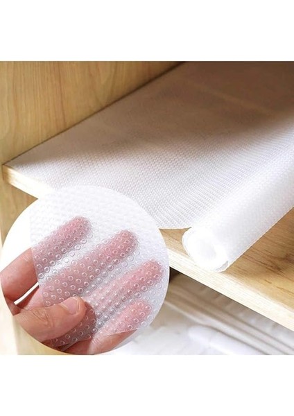 Eva Raflık Pıtırcık Kaydırmaz 45 cm x 5 Metre Şeffaf indirimleri