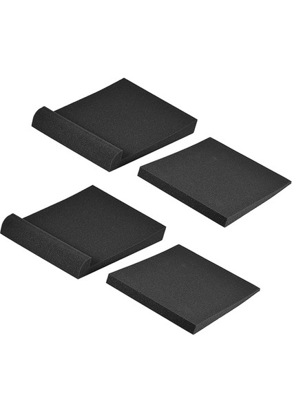 Akustik Izolasyon Pedi, 2'li Paket Stüdyo Monitörü Hoparlör Izolasyonu Akustik Köpük Pedler Maks. 9,6 Inç * 7,7 Inç Kullanılabilir Alan