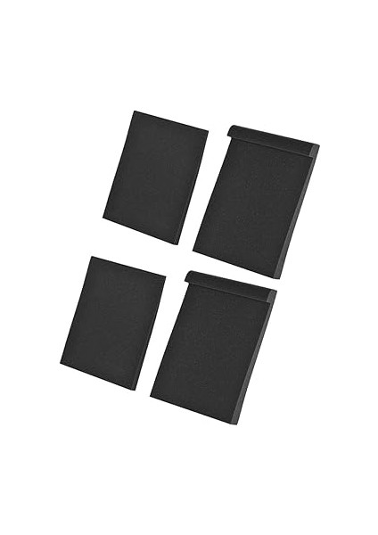 Akustik Izolasyon Pedi, 2'li Paket Stüdyo Monitörü Hoparlör Izolasyonu Akustik Köpük Pedler Maks. 9,6 Inç * 7,7 Inç Kullanılabilir Alan indirimleri