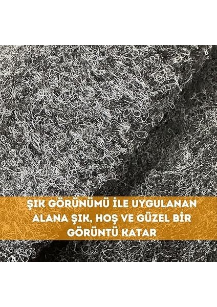 Kendinden Yapışkanlı Torpido Kaplaması Keçe Oto Kapı Bagaj Dayanıklı Uzun Ömürlü Araç Kaplama 3mm (Antrasit, 100 x 100) fiyatları