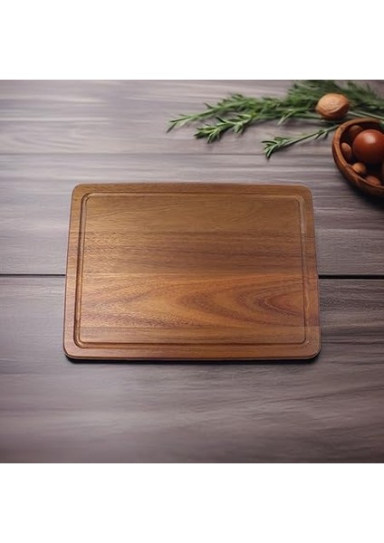 Akasya Kesme Tahtası Antibakteriel Yıkanabilir Doğrama Tahtası Dikdörtgen 35X25CM | Antibakteriyel ve Yıkanabilir Akasya Kesme Tahtası - Hijyenik ve Dayanıklı Doğrama Işleriniz Için Ideal modelleri