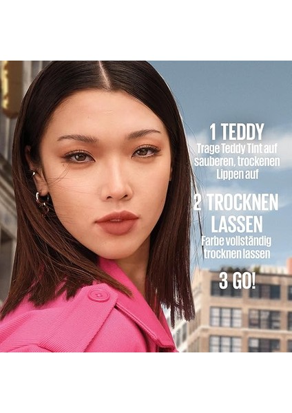 New York Super Stay Teddy Tint Uzun Süre Kalıcı Likit Mat Tint 40 Petalcore modelleri