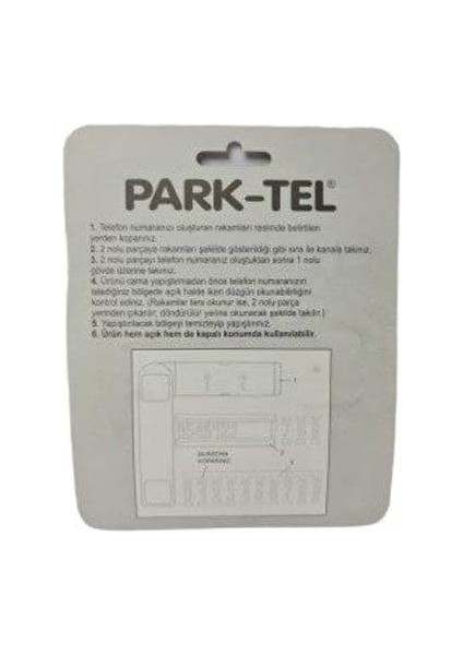 Car Accesories Park Tel - Aracınızda Telefon Numaranız Gözüksün fırsatları