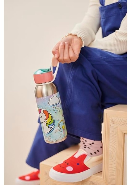 Campus Insulated Flip-Up Bottle, 350ML Animal Friends fırsatları