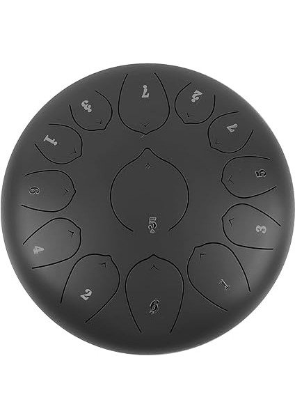 JTN-1213 13 Ses Ton Çelik Handpan Tongue Davulu, 12 Inç, Kırmızı fiyatları