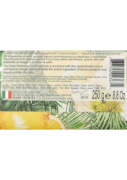 Love And Care Katı Sabun 250 gr (Limonum Zagara Citrus) fiyatları