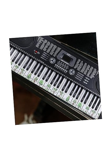 Piyano Klavye Çıkartmaları - Yeni Başlayanlar Için Mini Çıkartmalar 88/61/54 Tuşlar Kolay Soyun ve Yapıştırın Tüm Piyanolar Için Güvenli fırsatları