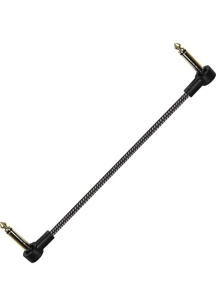 1/4 Inç Ts Enstrüman Kablosu Bas Amp Kablosu, Elektrik Için 6 Inç Efekt Pedal Kablosu, Bas Gitar, Elektrik Mandolin, Pro Ses, 6.35MM Erkek Jack Stereo Ses Kablosu, 6.35MM Erkek Jack Stereo Ses