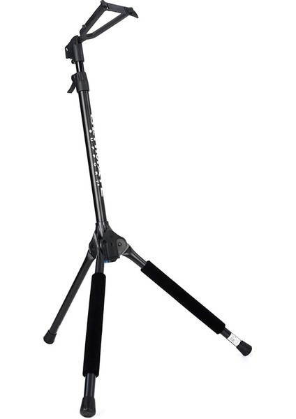 Support GS-100+ Genesis Guitar Stand Genesis® Serisi Plus Ayarlanabilir Yükseklikte, Asılı Stil Gitar Standı | Sehpası - Itme Düğmeli Bacak Kilitleme Mekanizmasıyla
