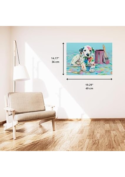 35150 Collection-The Funny Dalmaçyalı 500 Parçalı Yapboz Yetişkinler Için, Italya'da Üretilmiştir, Çok Renkli modelleri